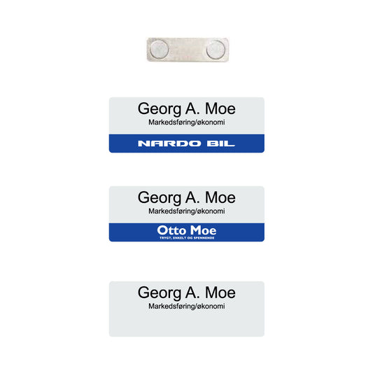 Magnetisk navneskilt
